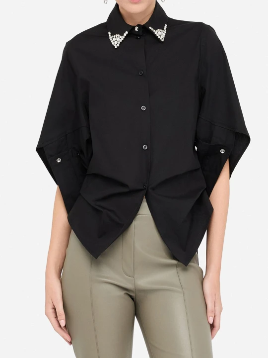 Zdjęcie produktu Liu Jo Shirt With Jewel Applications czarny