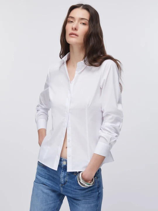 Zdjęcie produktu Liu Jo Shirt With Jewel Embroidery biały