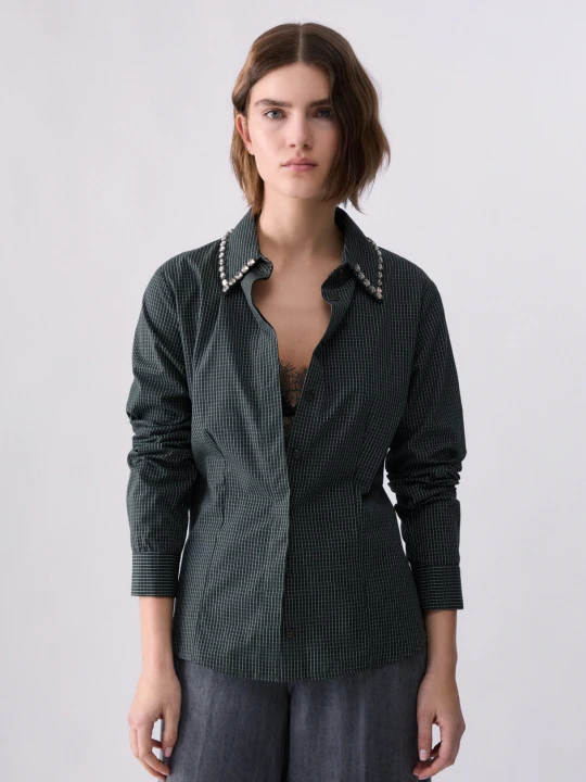 Zdjęcie produktu Liu Jo Shirt With Jewel Embroidery zielony