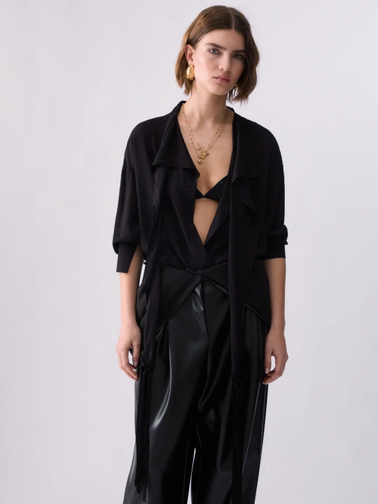 Zdjęcie produktu Liu Jo Shirt With Scarf czarny