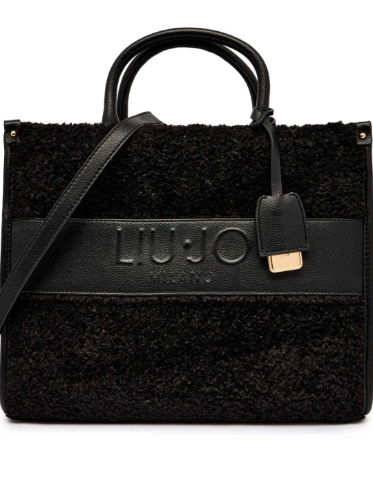 Zdjęcie produktu Liu Jo Shopperka Ridhi | shearling czarny