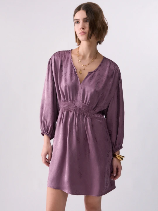 Zdjęcie produktu Liu Jo Short Dress In Jacquard Satin różowy