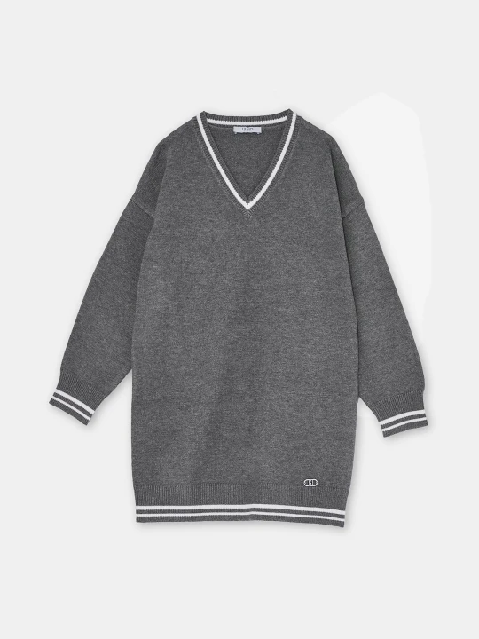 Zdjęcie produktu Liu Jo Short Dress In Knit Dark Grey