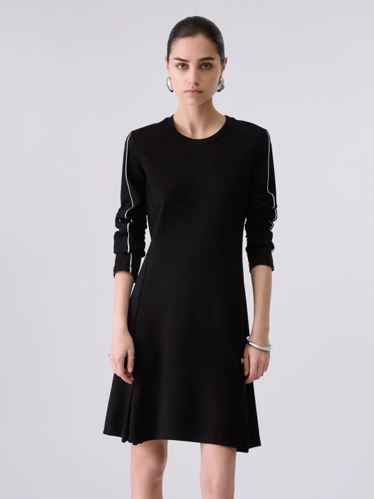 Zdjęcie produktu Liu Jo Short Dress In Punto Milano Fabric czarny