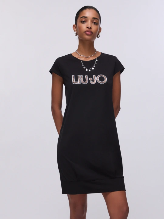 Zdjęcie produktu Liu Jo Short Dress With Maxi-logo