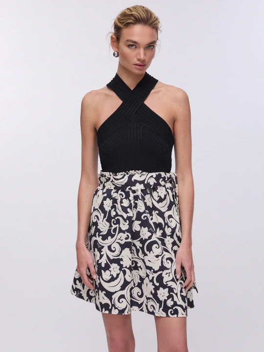 Zdjęcie produktu Liu Jo Short Dress With Print czarny
