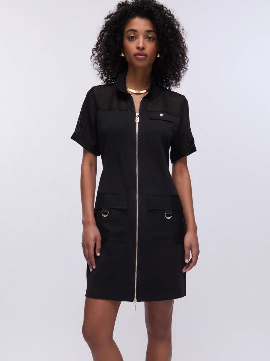 Zdjęcie produktu Liu Jo Short Dress With Zip czarny