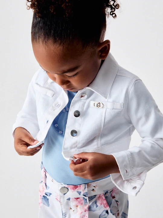 Zdjęcie produktu Liu Jo Short Jacket With Logo biały