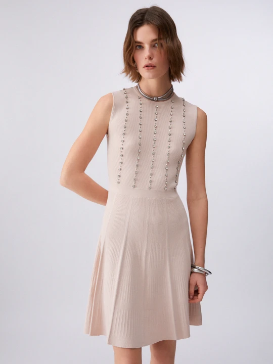 Zdjęcie produktu Liu Jo Short Knit Dress Nude