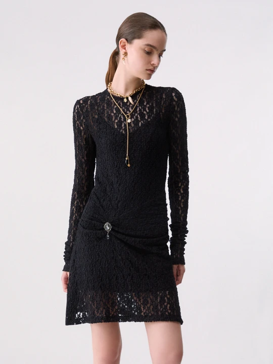 Zdjęcie produktu Liu Jo Short Lace Dress czarny