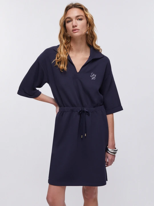 Zdjęcie produktu Liu Jo Short Scuba Dress Dark Blue