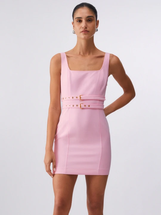 Zdjęcie produktu Liu Jo Short Sheath Dress With Buckles Light Pink