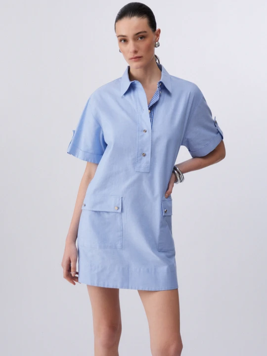 Zdjęcie produktu Liu Jo Short Shirt Dress Light Blue