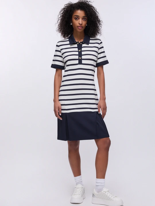 Zdjęcie produktu Liu Jo Short Striped Dress niebieski