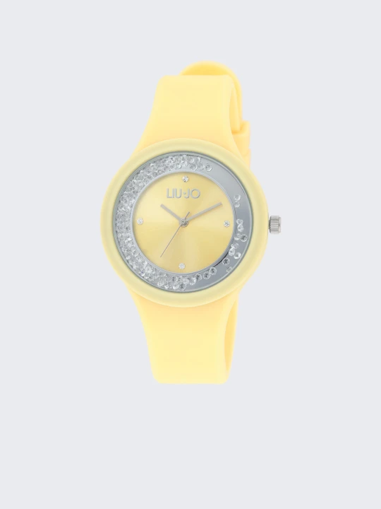 Zdjęcie produktu Liu Jo Silicone Watch With Brill żółty
