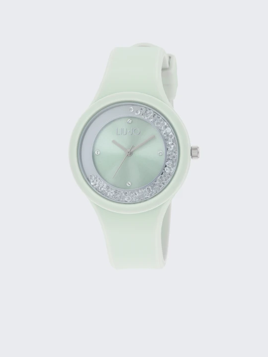 Zdjęcie produktu Liu Jo Silicone Watch With Brill zielony