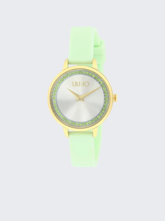 Zdjęcie produktu Liu Jo Silicone Watch With Brill zielony
