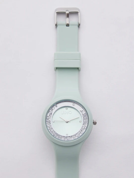 Zdjęcie produktu Liu Jo Silicone Watch With Brill zielony