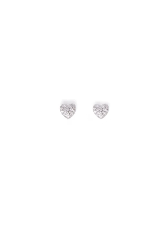 Zdjęcie produktu Liu Jo Silver Earrings With Heart-shaped Charm