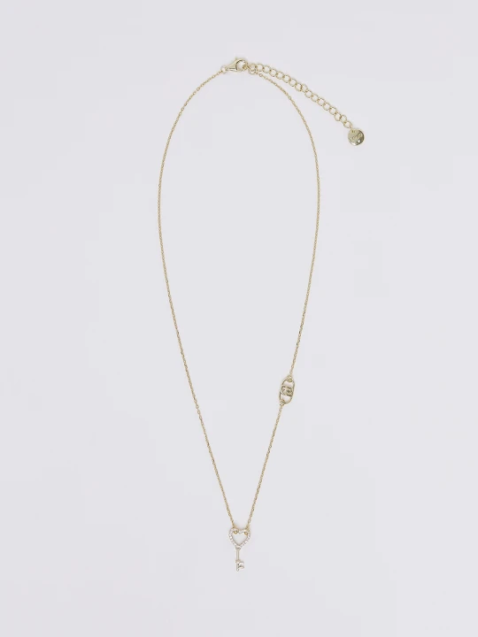 Zdjęcie produktu Liu Jo Silver Necklace With Charm Gold Colour