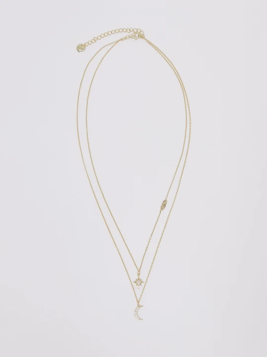 Zdjęcie produktu Liu Jo Silver Necklace With Charms Gold Colour