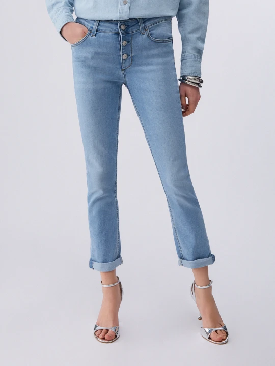 Zdjęcie produktu Liu Jo Skinny Jeans With Turn-ups Blue Denim