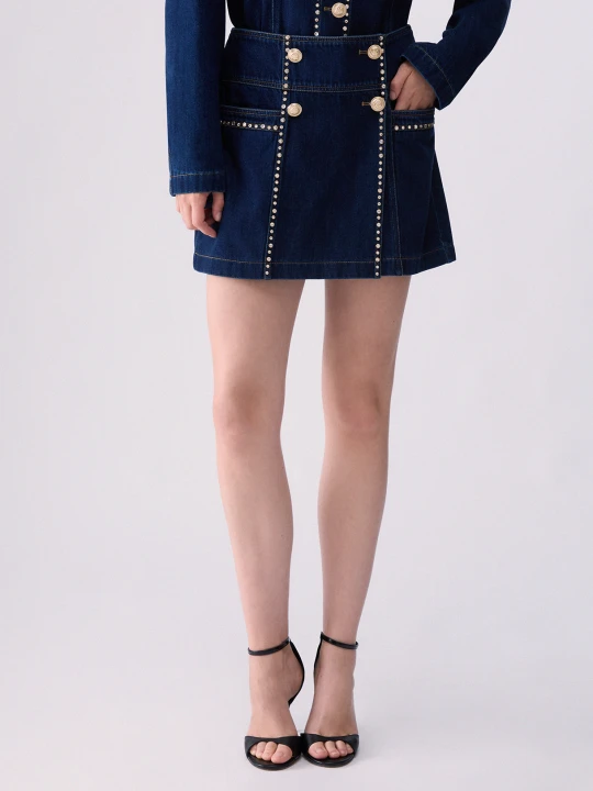 Zdjęcie produktu Liu Jo Skirt-pants With Rhinestones Normal Wash