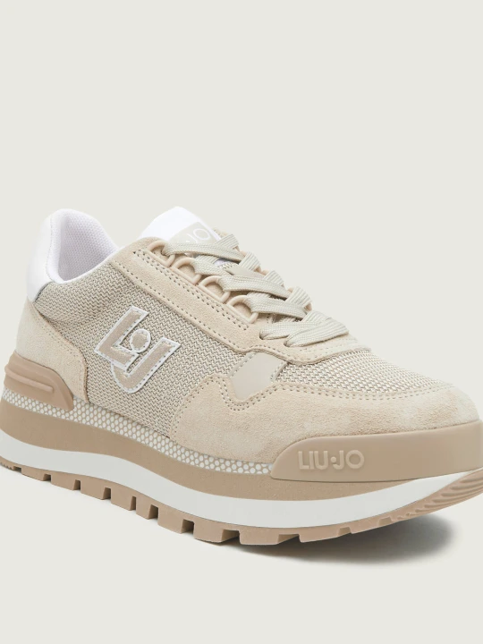 Zdjęcie produktu Liu Jo Sneakersy AMAZING 16 | zamsz piaskowy