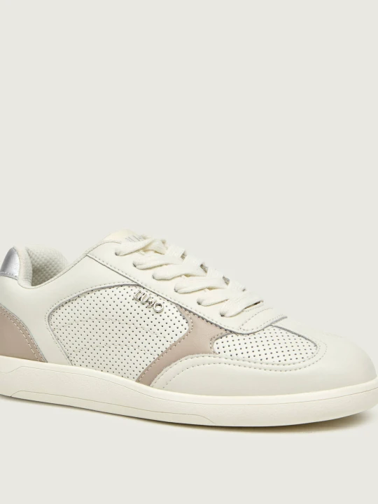 Zdjęcie produktu Liu Jo Skórzane sneakersy CONNOR 01 ecru