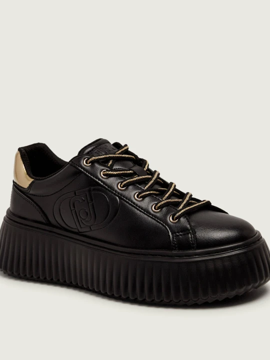 Zdjęcie produktu Liu Jo Skórzane sneakersy Elodie 01 czarny