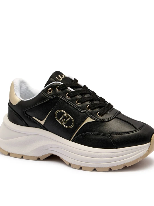 Zdjęcie produktu Liu Jo Skórzane sneakersy EVA 02 czarny