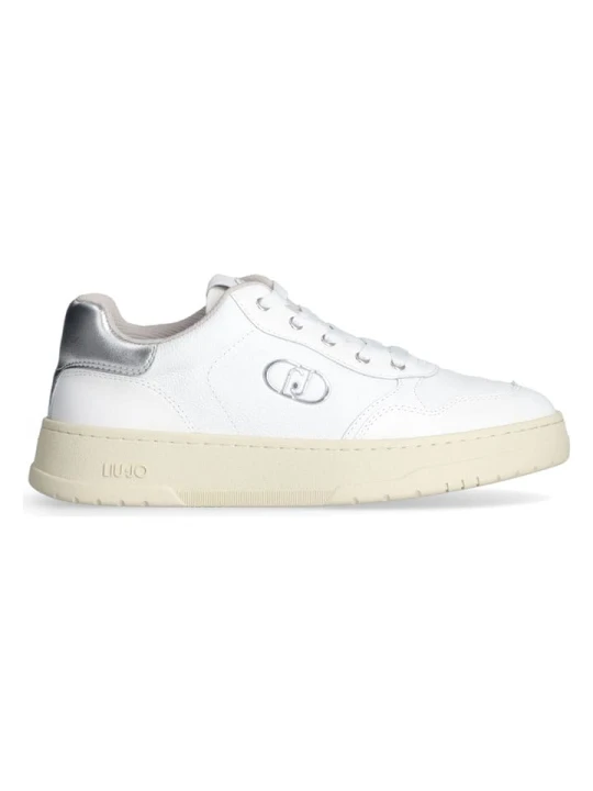 Zdjęcie produktu Liu Jo Skórzane sneakersy "Me" w kolorze białym rozmiar: 39