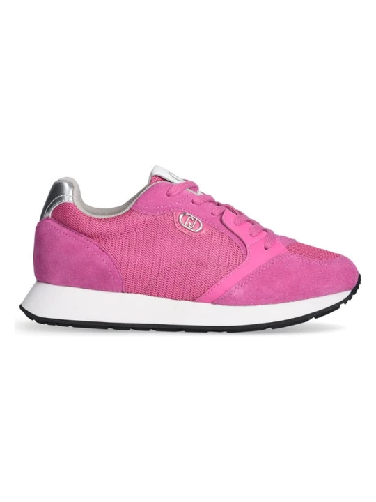 Zdjęcie produktu Liu Jo Skórzane sneakersy "Vibe" w kolorze różowym rozmiar: 39