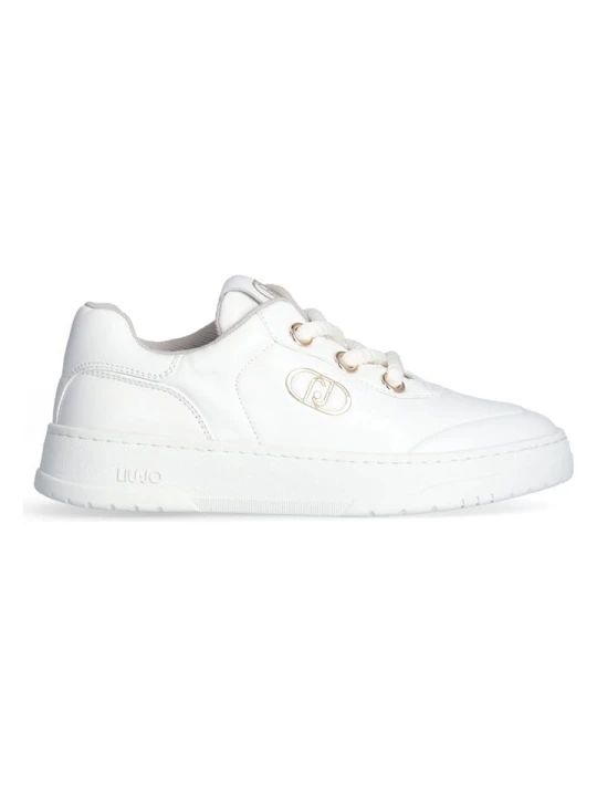 Zdjęcie produktu Liu Jo Skórzane sneakersy w kolorze białym rozmiar: 37