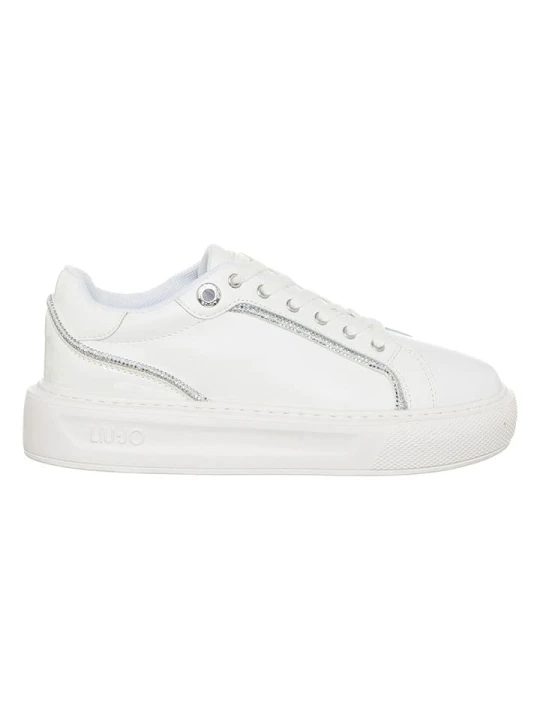 Zdjęcie produktu Liu Jo Skórzane sneakersy w kolorze białym rozmiar: 37