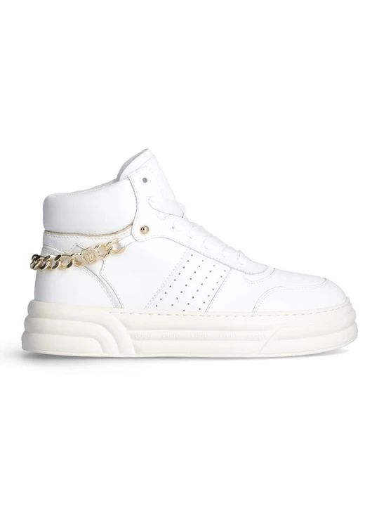 Zdjęcie produktu Liu Jo Skórzane sneakersy w kolorze białym rozmiar: 37