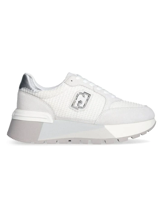 Zdjęcie produktu Liu Jo Skórzane sneakersy w kolorze białym rozmiar: 39