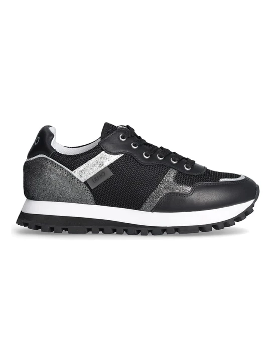 Zdjęcie produktu Liu Jo Skórzane sneakersy w kolorze czarnym rozmiar: 37