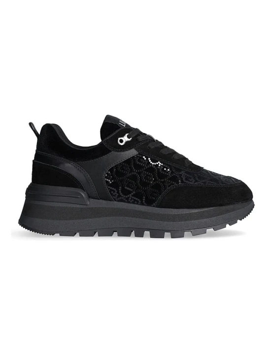 Zdjęcie produktu Liu Jo Skórzane sneakersy w kolorze czarnym rozmiar: 37