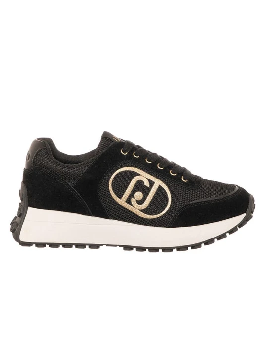 Zdjęcie produktu Liu Jo Skórzane sneakersy w kolorze czarnym rozmiar: 38