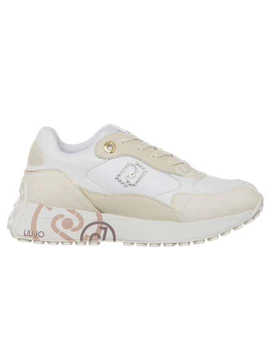 Zdjęcie produktu Liu Jo Skórzane sneakersy w kolorze kremowym rozmiar: 41