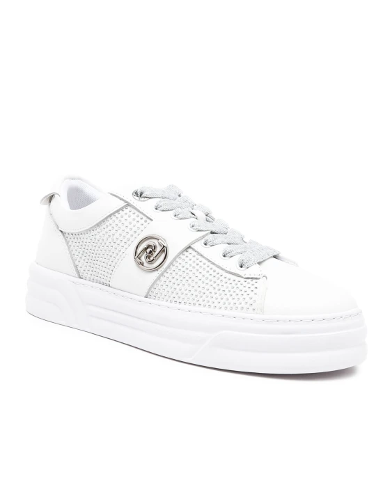 Zdjęcie produktu Liu Jo Skórzane sneakersy Cleo 14 biały