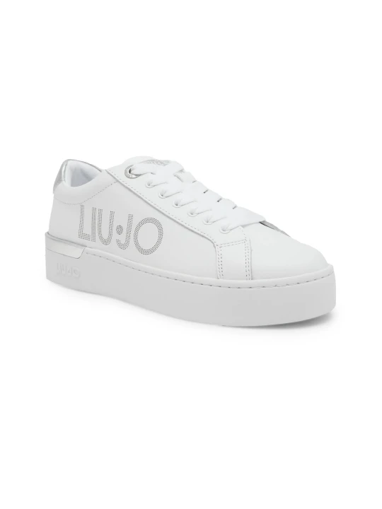 Zdjęcie produktu Liu Jo Skórzane sneakersy Silvia 65 biały