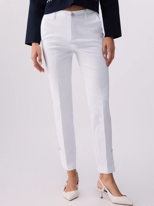 Zdjęcie produktu Liu Jo Slim-fit Chinos biały