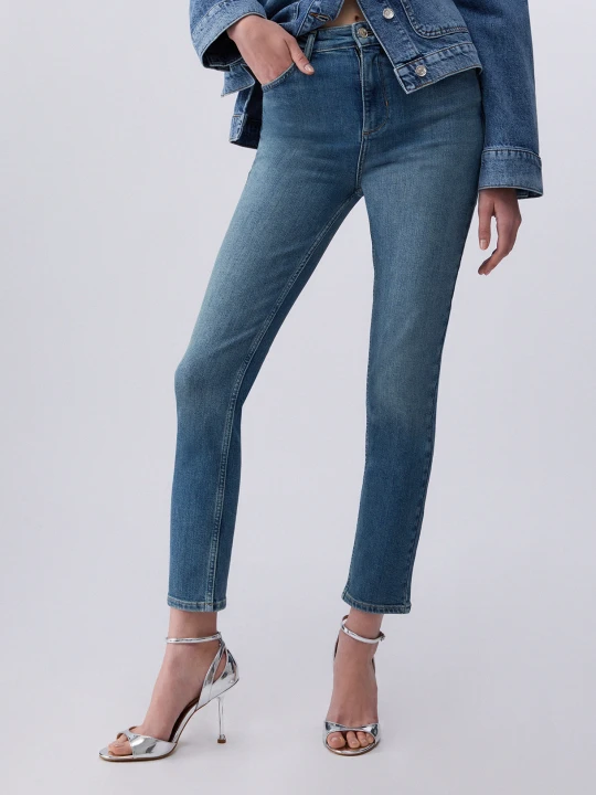 Zdjęcie produktu Liu Jo Slim Fit High-rise Jeans Blue Denim
