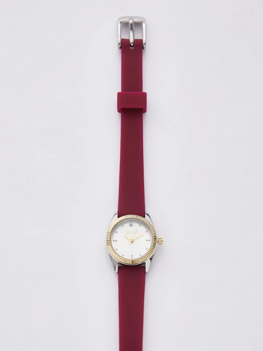 Zdjęcie produktu Liu Jo Slim Silicone Watch Bordeaux
