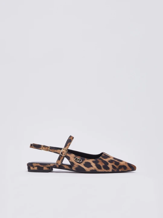 Zdjęcie produktu Liu Jo Slingback Flats With Animal-print