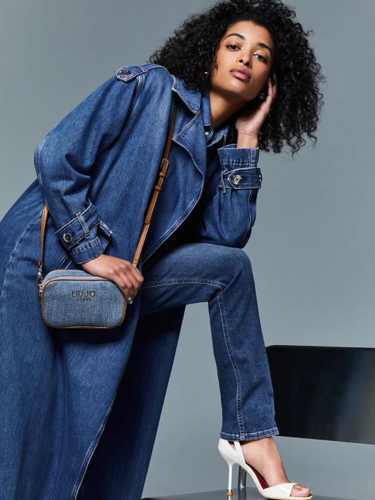 Zdjęcie produktu Liu Jo Small Denim Crossbody Bag Light Denim
