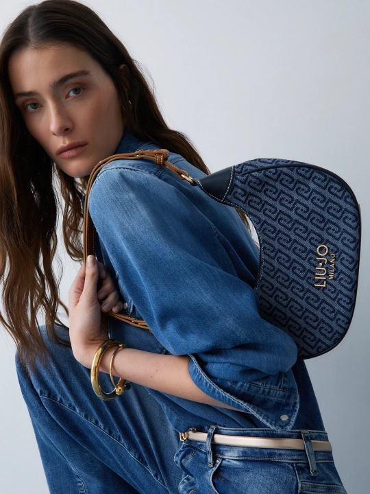 Zdjęcie produktu Liu Jo Small Hobo Bag Dark Blue