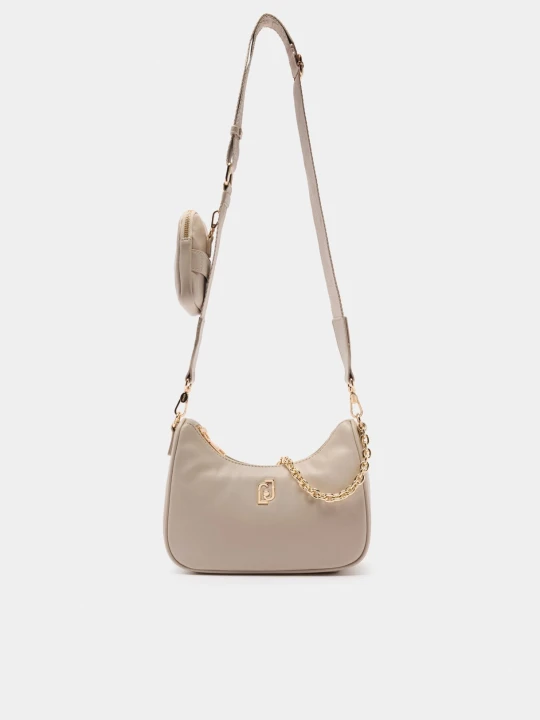 Zdjęcie produktu Liu Jo Small Hobo Bag With Chain beżowy